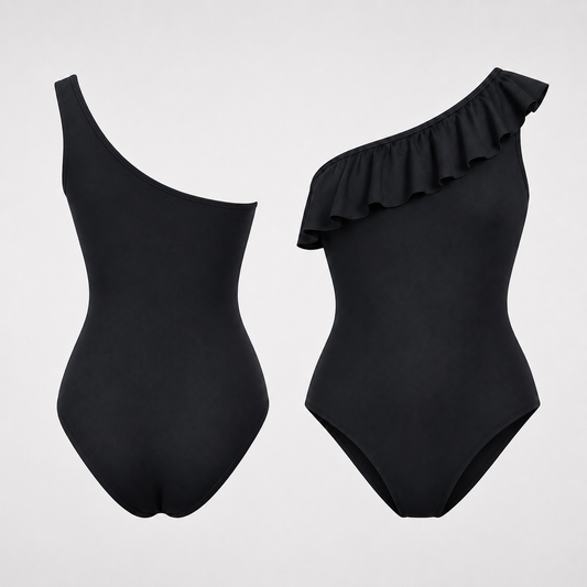 Florève Femme Bloom | Ruffle One-Shoulder Bodysuit